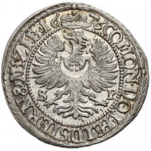 Śląsk, Sylwiusz Fryderyk, 3 krajcary Oleśnica 1676 SP