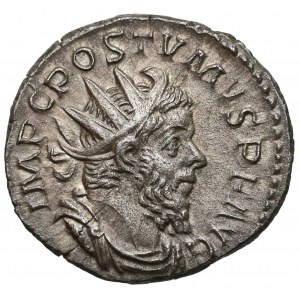 Postumus (Romano-Gallic Emperor AD 260-269), BI Antoninianus, Trier (Treveri) mint, AD 263-265 