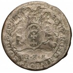 Poniatowski, JEDNOSTRONNY Szóstak Gdańsk 1765 REOE - rzadkość