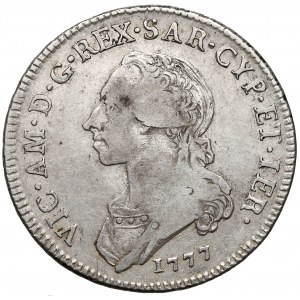 Włochy, Sardynia, 1/2 Scudo 1777