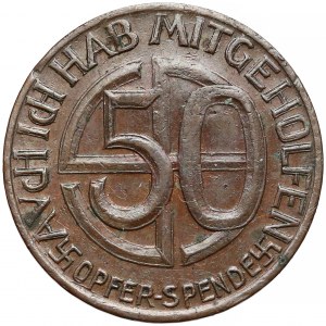 Niemcy, III Rzesza, 50 opferpfennige, Adolf Hitler