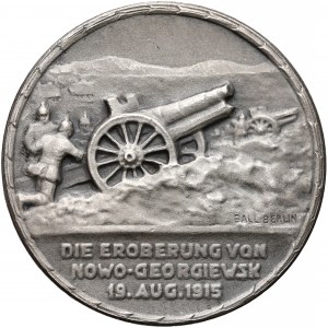 Niemcy, Generał Beseler, Medal zdobycie Twierdzy Modlin 1915