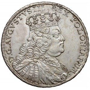 August III Sas, PÓŁTALAR Lipsk 1754 EDC - bardzo rzadki 