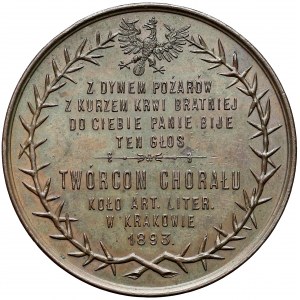 Medal Kornel Ujejski i Józef Nikorowicz 1893