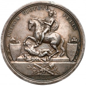 Poniatowski, Medal pomnik króla Sobieskiego 1789 r. (Loos)