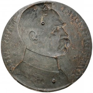 Medalion (26cm) Józef Piłsudski (J. Aumiller)