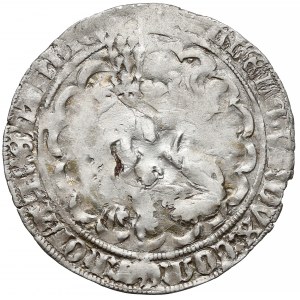 Niderlandy, Wilhelm V (1354-1389) Podwójny grosz 