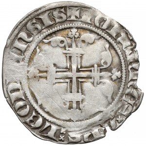 Belgium, LIEGE, Jean d'Arckel (1364-1378), AR gros au saint Pierre