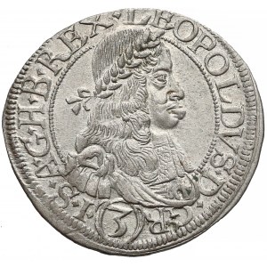 Austria, Leopold I, 3 krajcary 1666-*