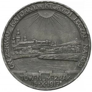 Medal 100. rocznica śmierci Tadeusza Kościuszki 1917 (J. Wysocki)
