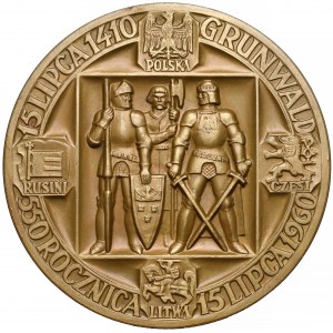Medal 550 rocznica Bitwy pod Grunwaldem 1960 (W. Kowalik)