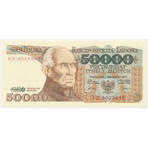 50.000 złotych 1989 - AZ