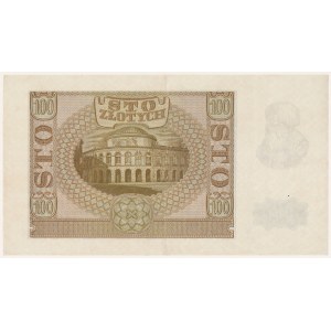 100 złotych 1940 - Ser.B - ORYGINAŁ (nie fałszerstwo ZWZ)