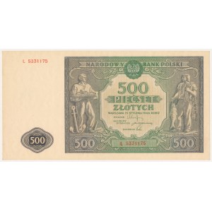 500 złotych 1946 - L
