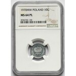 10 groszy 1970 - proof like - NGC MS64 PL