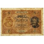 5 złotych 1919 - S. 18 B - po mocnej konserwacji