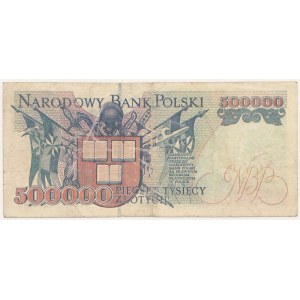 Falsyfikat z epoki 500.000 złotych 1993