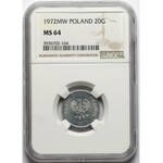 20 groszy 1972 - NGC MS64