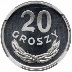 20 groszy 1980 - lustrzanka - NGC PF69 UC (Max PF)