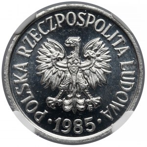20 groszy 1985 - proof like - NGC MS66 PL (Max PL)