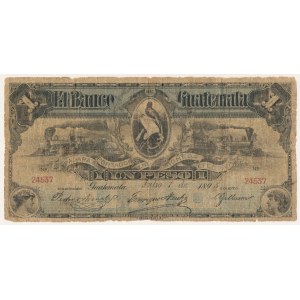 Gwatemala, 1 peso 1895