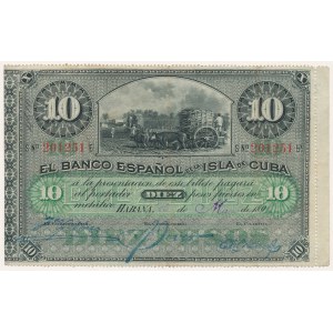 Cuba, 10 Pesos 1896 