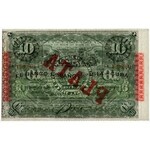 Kuba, 10 pesos 1896 - stempel PLATA