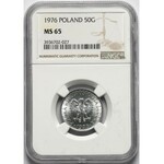 50 groszy 1976 - NGC MS65