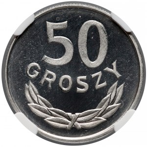 50 groszy 1986 - lustrzanka - NGC PF68 UC