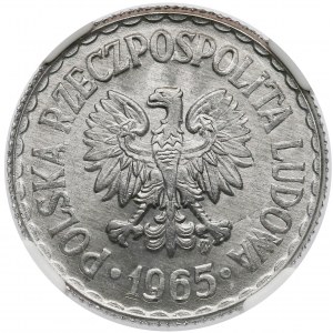 1 złoty 1965 - NGC MS66