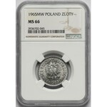 1 złoty 1965 - NGC MS66