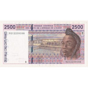 Afryka Zachodnia, BCEAO, 2.500 francs (1992)