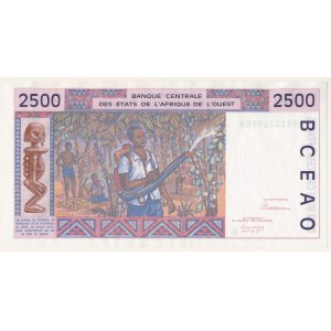 West African, BCEAO, 2.500 Francs ND (1992)
