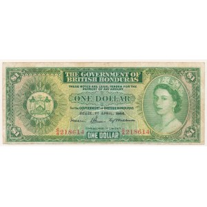 Honduras Brytyjski, 1 dollar 1964
