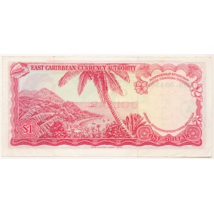 East Caribbean, 1 Dollar ND (1965)