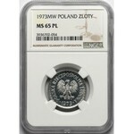 1 złoty 1973 - proof like - NGC MS65 PL (Max PL)