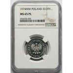 1 złoty 1974 - proof like - NGC MS65 PL (Max PL)