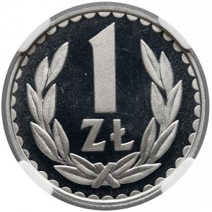 1 złoty 1981 - lustrzanka - NGC PF69 UC (MAX PF)