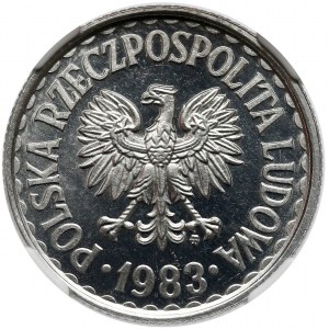 1 złoty 1983 - proof like - NGC MS65 PL