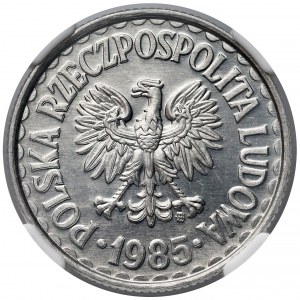 1 złoty 1985 - NGC MS66