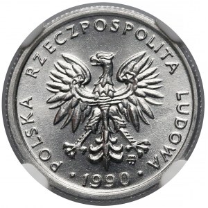 1 złoty 1990 - NGC MS66