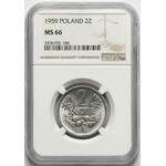 2 złote 1959 Jagody - NGC MS66