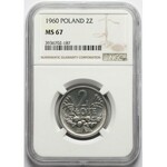 2 złote 1960 Jagody - NGC MS67