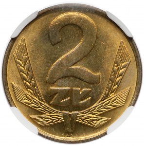 2 złote 1978 ze znakiem - NGC MS66