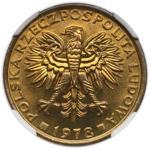 2 złote 1978 ze znakiem - NGC MS66