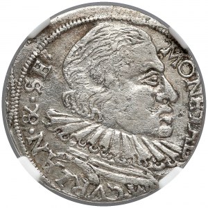Kurlandia, Wilhelm Kettler, Trojak Mitawa 1599 - Stippla - rzadki