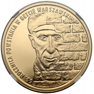 200 złotych 2008 Powstanie w Getcie Warszawskim - NGC PF70 UC (MAX)