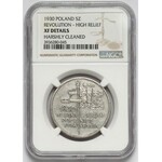 GŁĘBOKI Sztandar 5 złotych 1930 - NGC XF