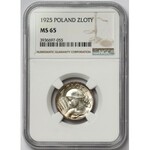 Kobieta i kłosy 1 złoty 1925 - NGC MS65