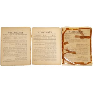 Wiadomości Numizmatyczno-Archeologiczne, Rok 1891 nr 1, 3 i 4 (3szt)